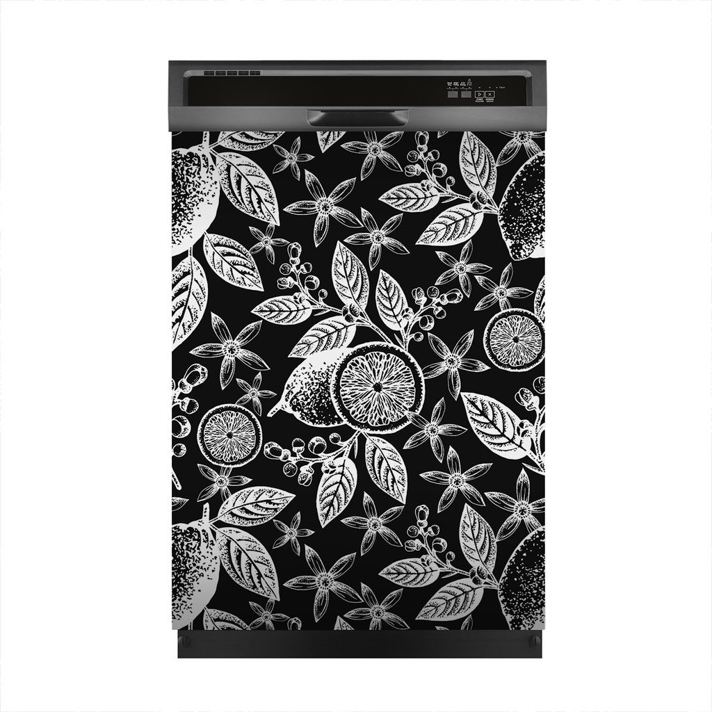 Magnete Dekorative 60x80 cm Küche Magnetmatte Spülmaschine - Blüten und Zweige