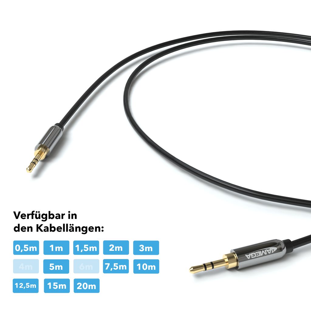 Stecker 50cm Aux-Kabel Audio Adapter von 3,5mm auf 3,5mm Klinke 8004353/02 