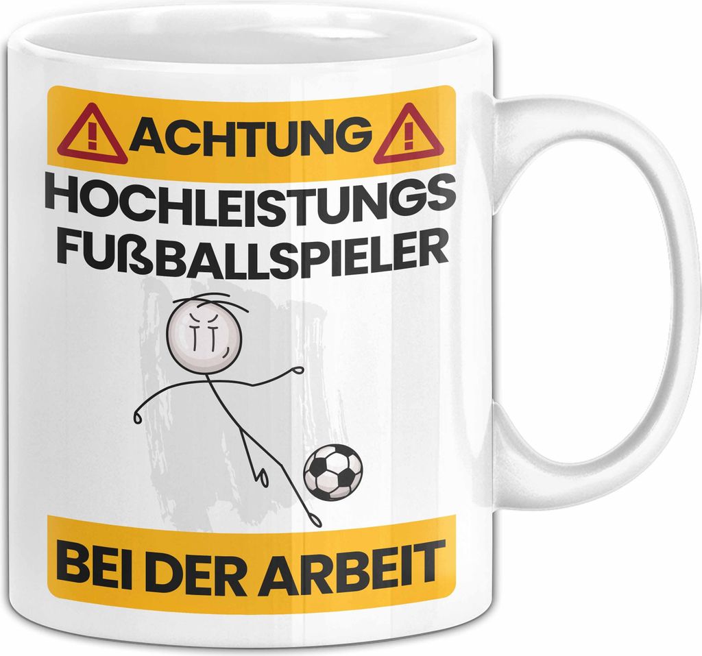 Fußballspieler Tasse Geschenk Lustiger Spruch Geschenkidee Produktbild 