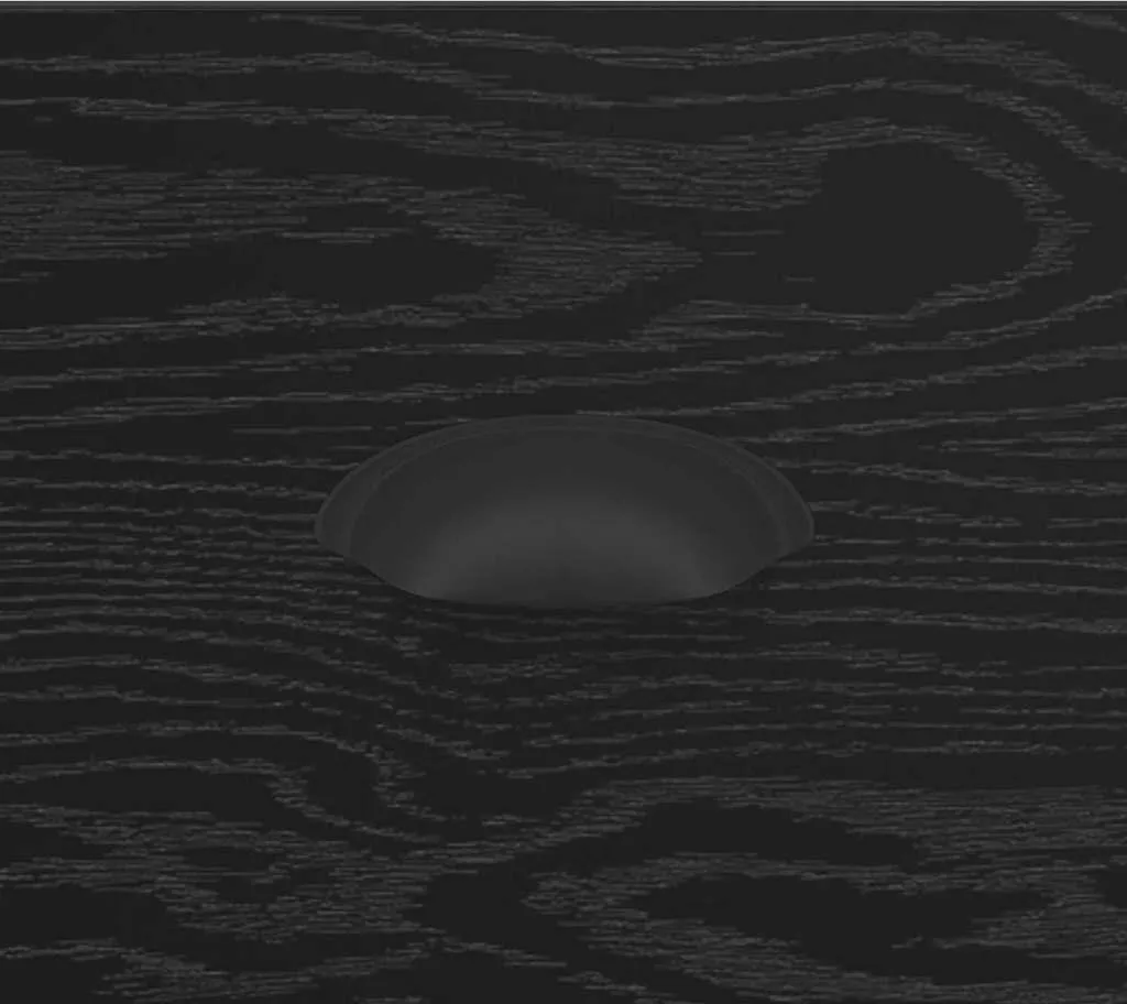 SYFAX Tavolino Rovere Nero 90x50 con Cassetto | Design Moderno Salotto - 10