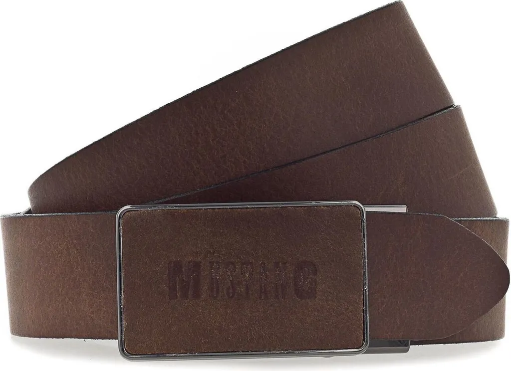 MUSTANG Pelle cintura Male Belt W105 Baileys marrone