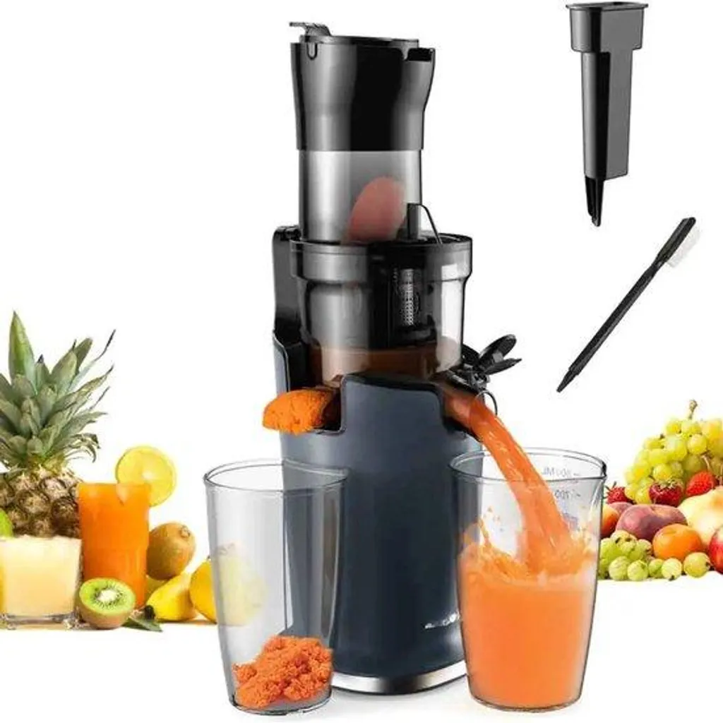 Presse-fruits électrique silencieux extraction lente pour jus de fruits
