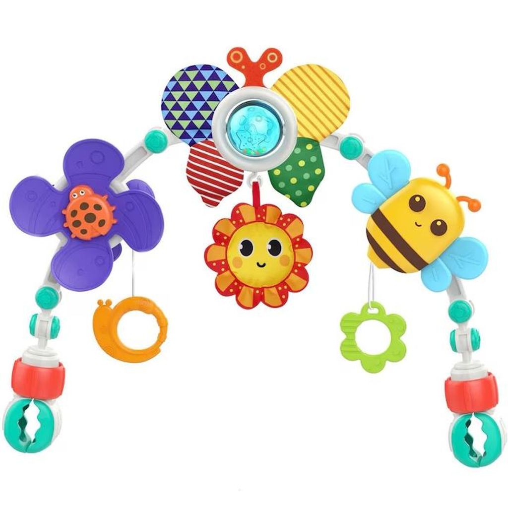 ASKSA Kinderwagen Spielzeug Kinderwagenkette Spielzeug Spielbogen Baby Spielzeug fuer Bett, Laufstall, Babyschale und Autositz, Motorikspielzeug fu...