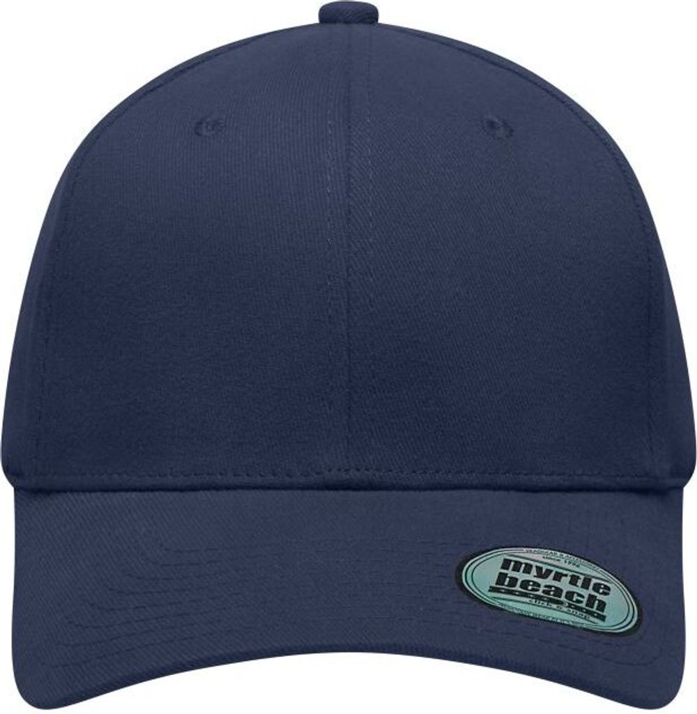 Trendiges 6 Panel Cap ohne Verschluss navy, Gr. S/M