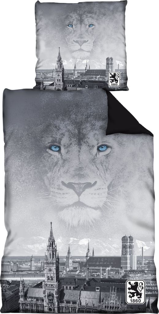 TSV 1860 München Bettwäsche Skyline Produktbild 