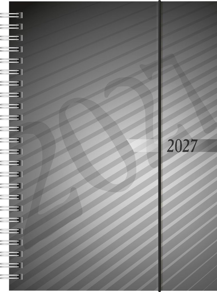 2027 rido/idé kalendarz książkowy futura2 PP czarny Zdjęcie produktu 