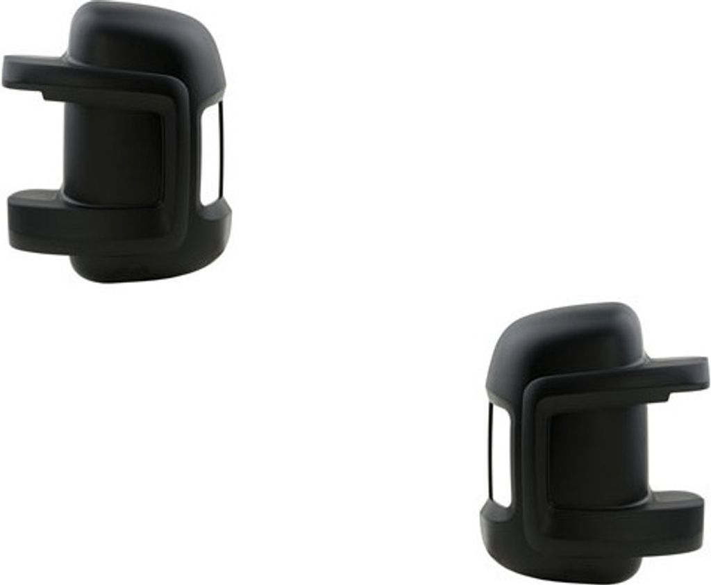 Johns, Spiegel Abdeckung Links & Rechts Set passend für Peugeot Boxer III 4/06- schwarz 2507070066