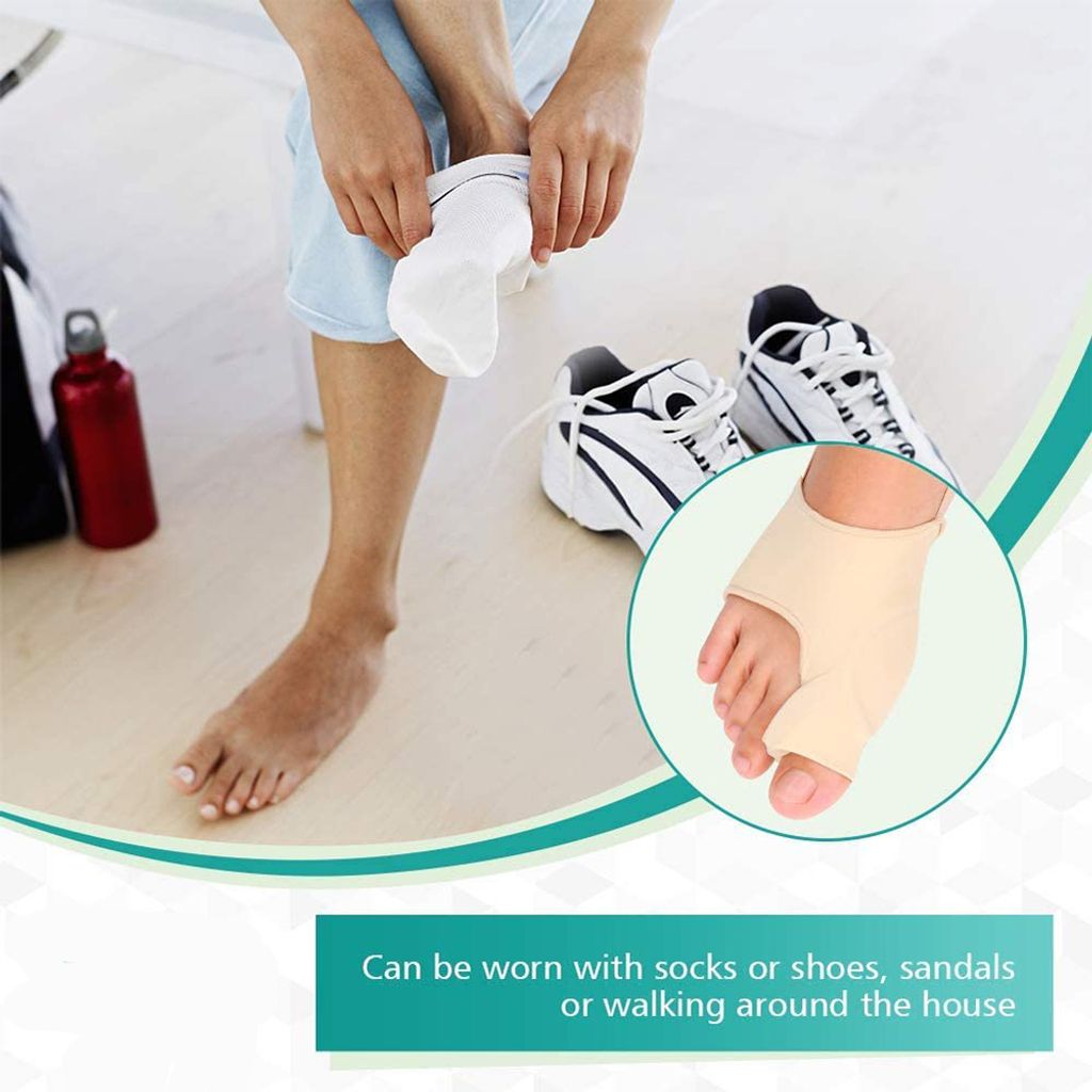 2 Stück Hallux Valgus Band - Zehenspreizer & Korrektor Für Fußtraining