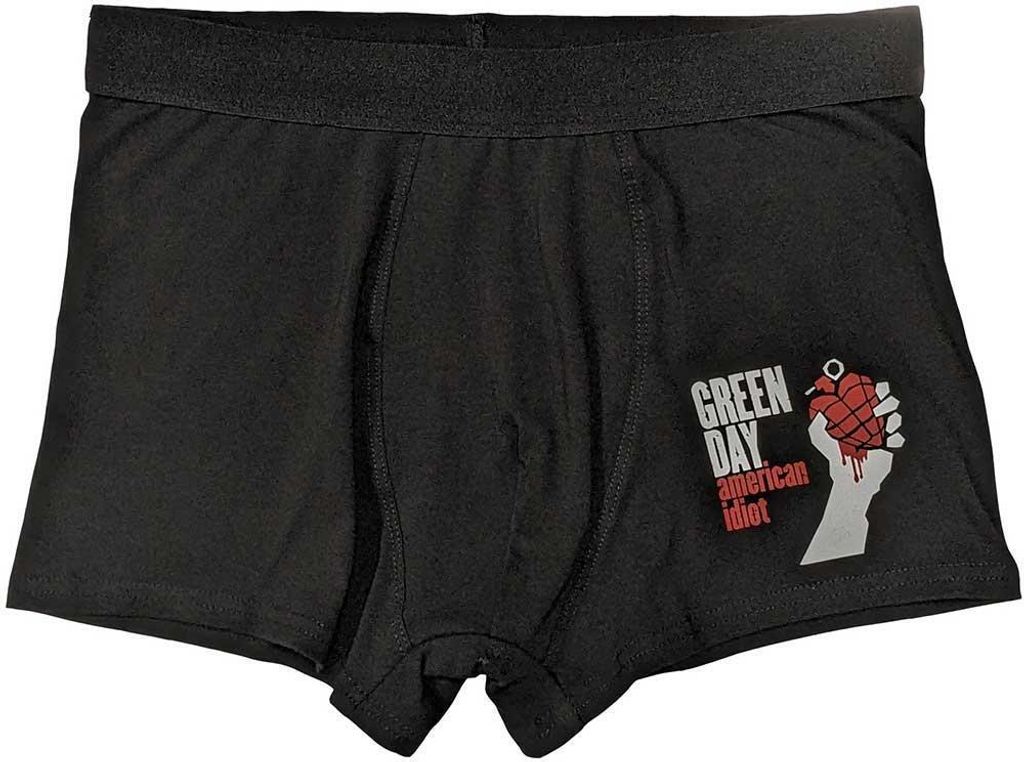 Green Day - "American Idiot" Boxershorts für Herren/Damen Uni RO10283 (L) (Schwarz)