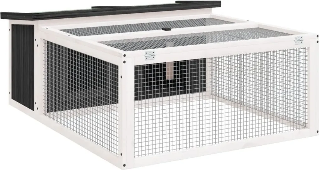 Abri Lapin de Jardin 117 cm : Espace de Vie Sécurisé et Confortable