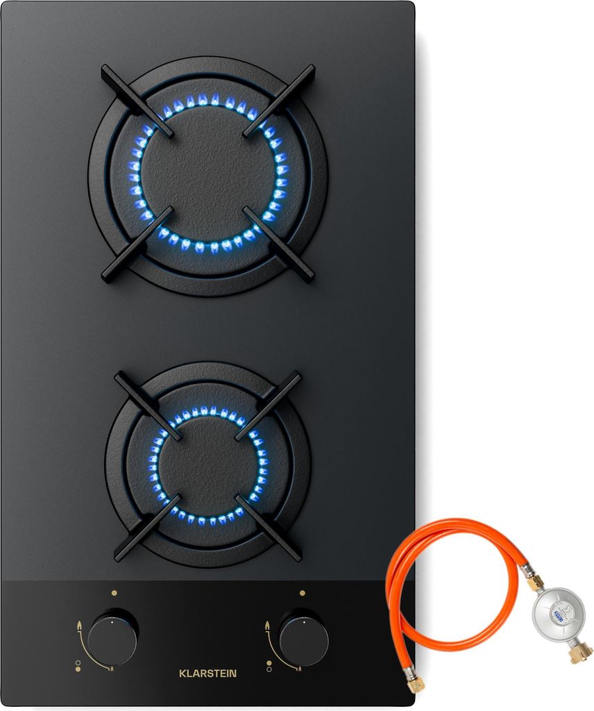 Klarstein Goldflame Nano Plaque De Cuisson Gaz, 2 Brûleurs Image du produit 