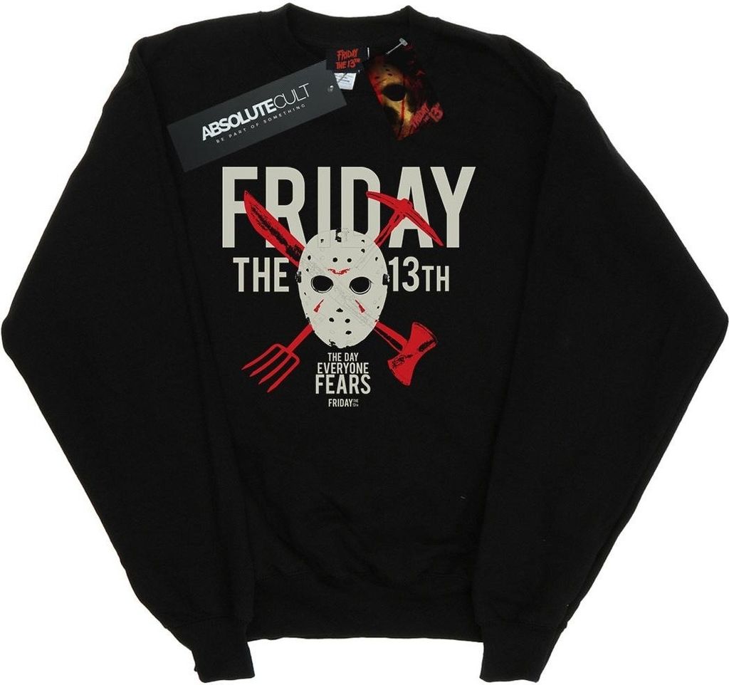 Friday 13th - "Day Of Fear" Sweatshirt für Herren BI23695 (M) (Schwarz)