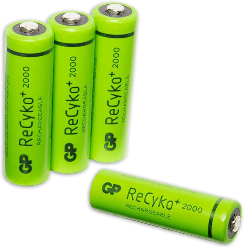 Piles rechargeables AA 2100mAh idéales pour manettes et jouets - 4PK