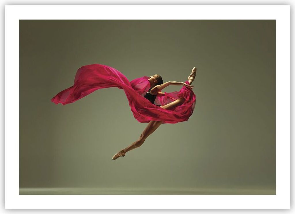 Poster - Poster ohne Rahmen - Tänzer Ballett Künstler - 70x50 cm - Wand Bild - Wanddeko - Wandbilder - Kunstposter - Wandposter - Bilder - Kunstd...