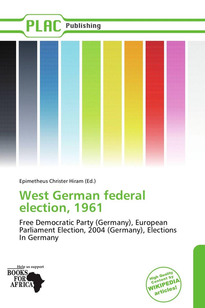 West German Federal Election 1