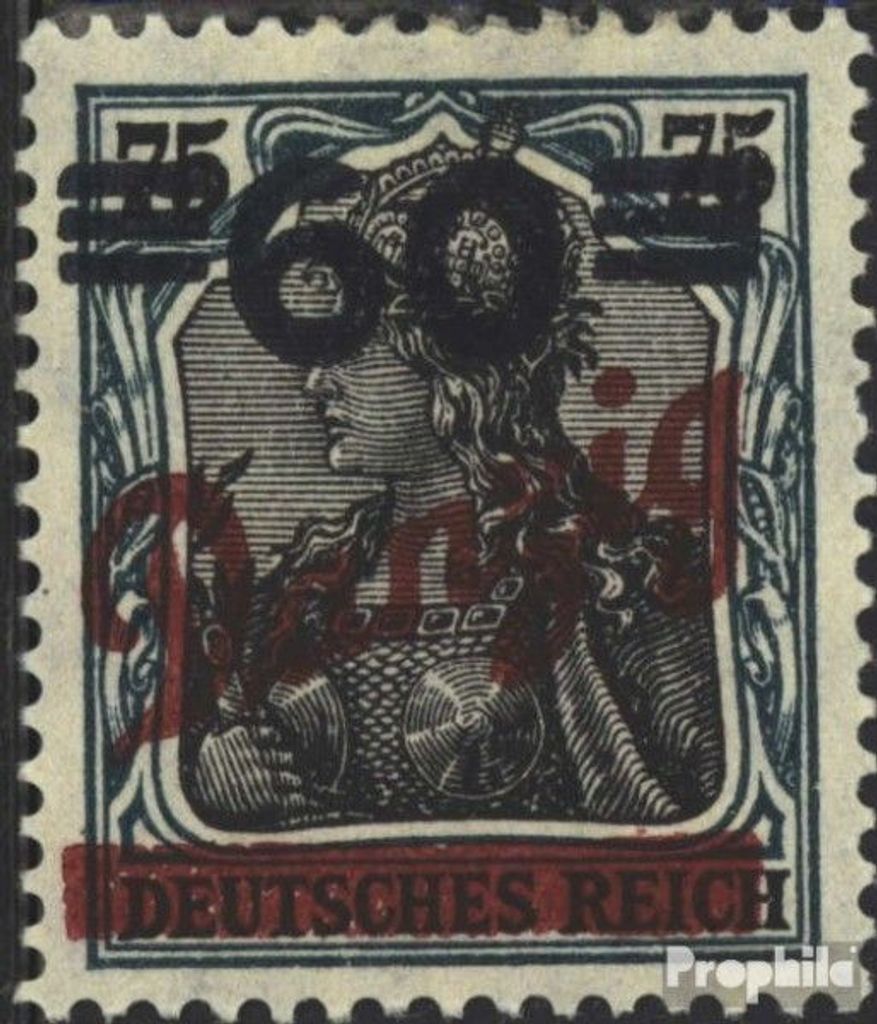 Briefmarken Danzig 1921 Mi 72 (kompl.Ausg.) Gefälligkeitsentwertung gestempelt Aushilfsausgabe