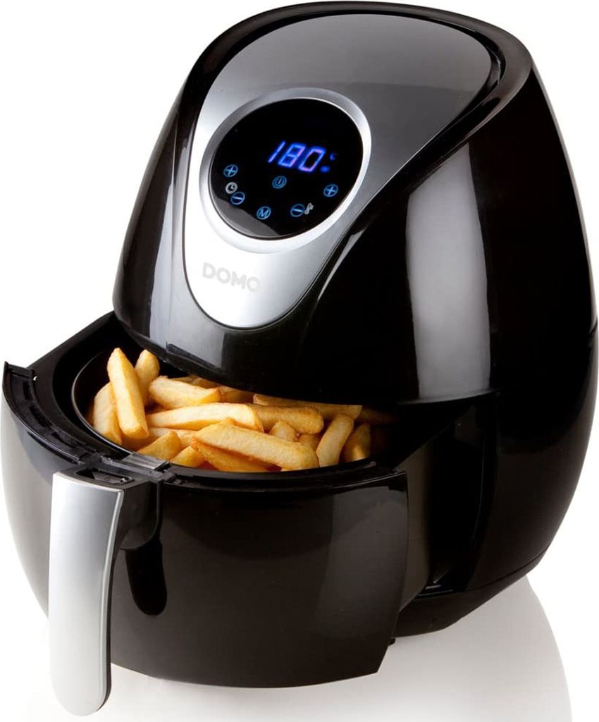 DOMO DO509FR XL Low-Fett Fritteuse Frittieren OHNE Öl oder Fett, 3,5 Liter