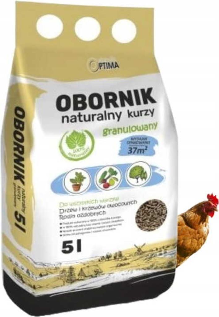 Fertilizzante granulare naturale per letame di pollo 5L Immagine del prodotto 