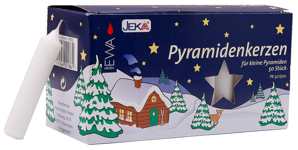 EWA Pyramidenkerzen 50er Pack