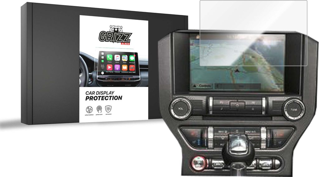 Keramische Autodisplayfolie für Ford Mustang 6 (2014-2023), Grizz Protector