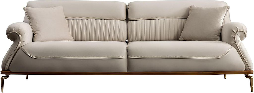 3-Sitzer Sofa Möbel Wohnzimmer in Komfort und Stil in einem Ensemble