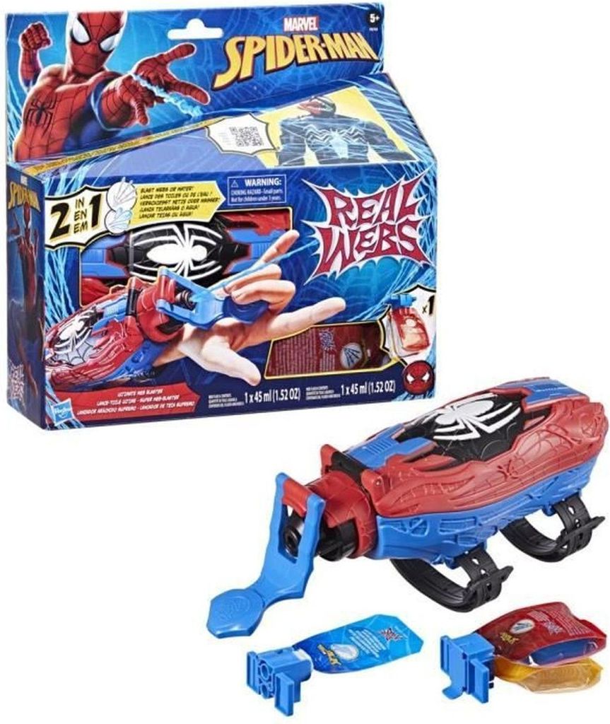 Spider-Man Ultimativer Netzwerfer Blaster 2-in-1 Spielzeug Produktbild 