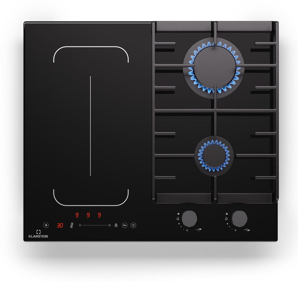 Klarstein MultiChef 4 Plaque Induction Et Gaz - 4 Zones, 2 Image du produit 
