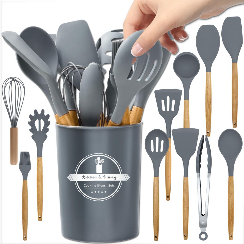 KRUMAD Silikon Küchenutensilien Set 11-teilig mit Produktbild 