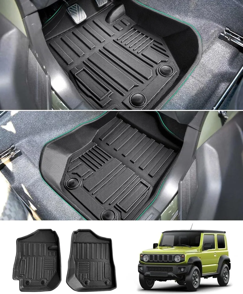 GAFAT Tappetini 3D Suzuki Jimny 2021-2024: Gomma TPE Alta Qualità