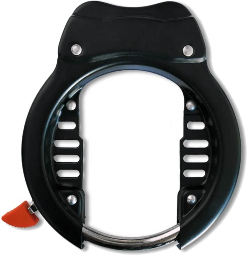 Ringschloss Schwarz mit Schlüsselverschluss, 63 mm Öffnung, 9 mm gehärteter Stahl Bügel