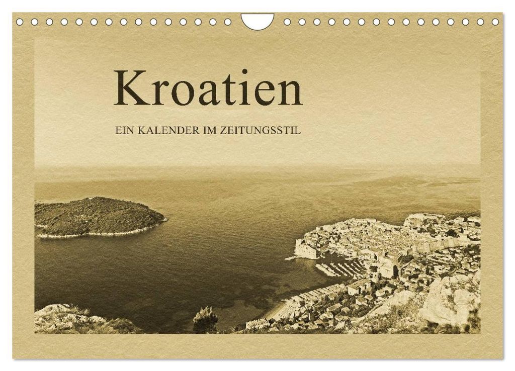 Kroatien (Wandkalender 2027 DIN A4 quer), CALVENDO Monatskalender