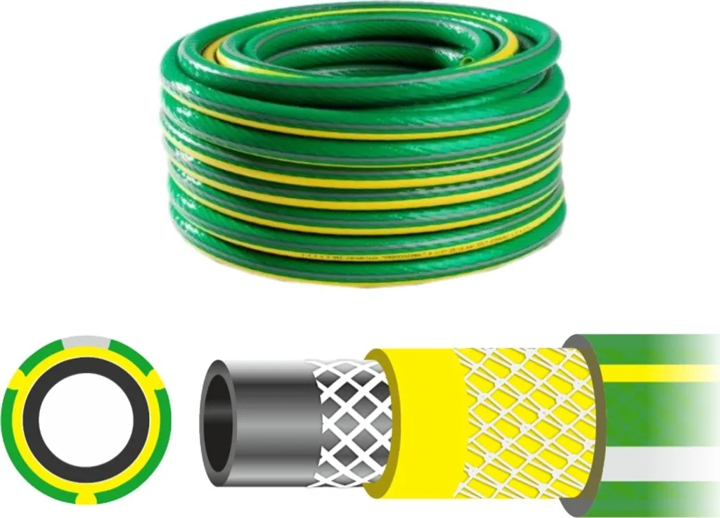 Tuyau d'arrosage Awtools Premium 1/2 pouce 50M renforcé pour jardin