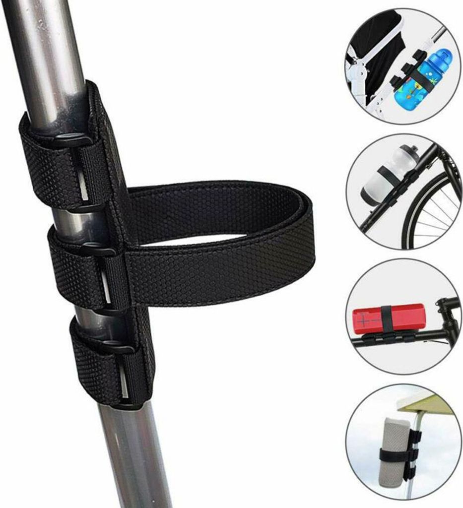 Tragbarer Fahrrad Fixed Kesselhalterhalter Bluetooth-kompatibler Lautsprecher Elastizitätsgurt