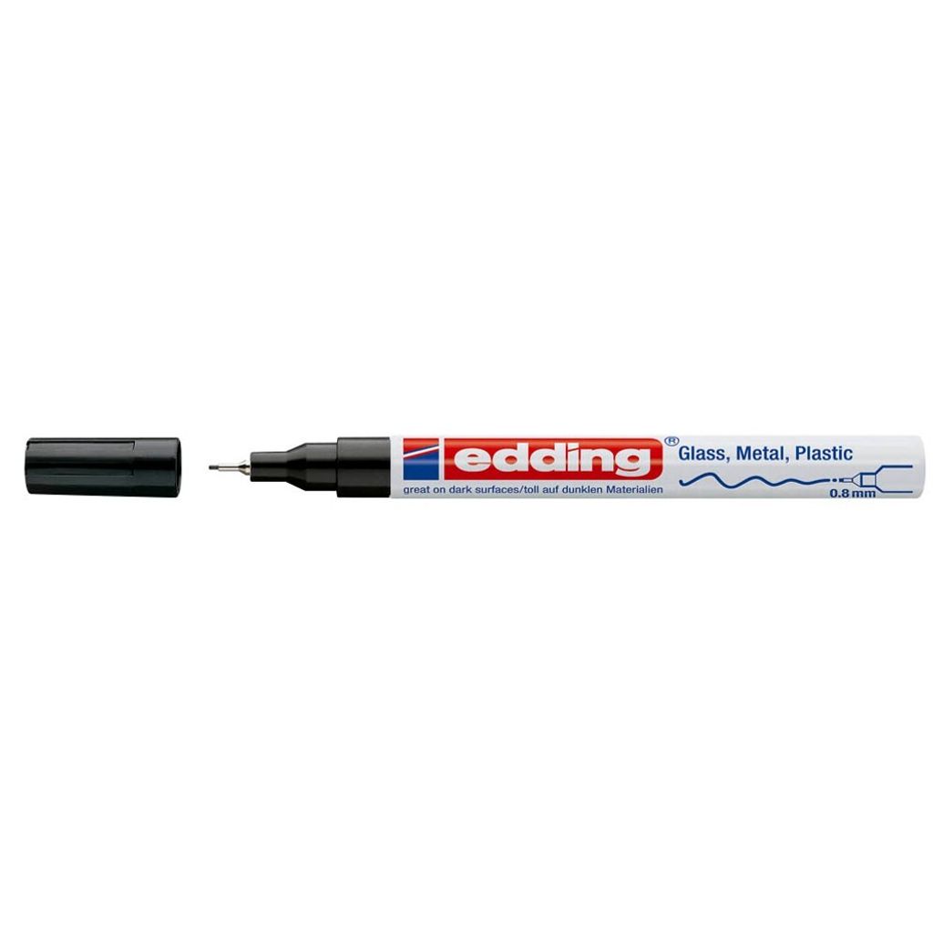 edding 780 Lackmarker schwarz 0,8 mm, 1 St. Produktbild 