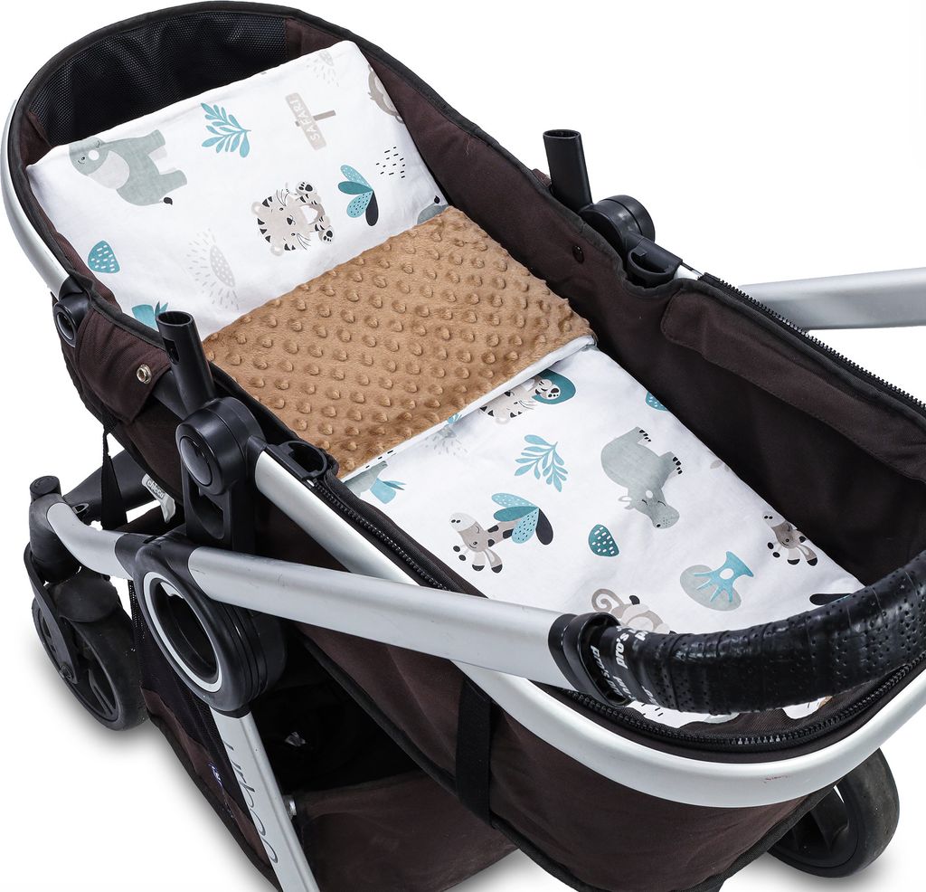 Babydecke Kuscheldecke Baby Kinderwagen Decke Kinderdecke - Blanket 75x60 cm mit Kissen 35x30 Babydecken Kinderwagendecke und Erstausstattung für ...