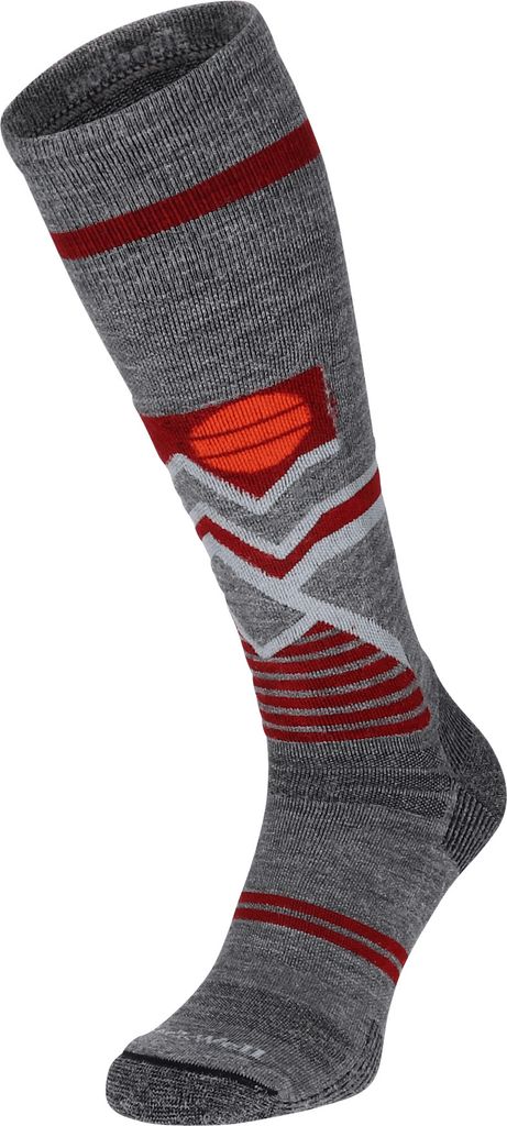 Sockwell Snow Peak Herren Skisocken 15-20 mmHg Grey Größe 44-47