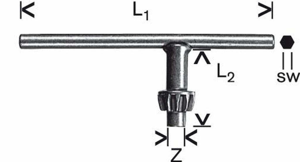 Bosch 1607950042 Ersatzschlüssel