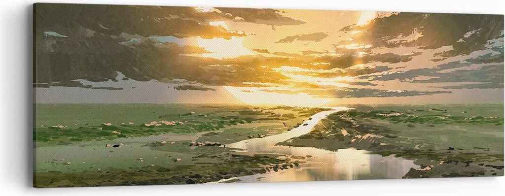 Bild auf Leinwand - Leinwandbild - natur natur - 90x30cm - Wand Bild - Wanddeko - Wandbilder - Leinwanddruck - Bilder - Kunstdruck - Wanddekoration...