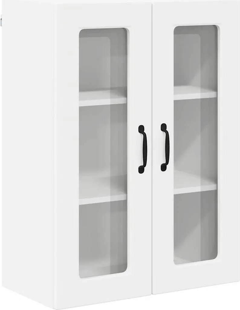vidaXL Pensile da cucina con ripiano Bianco 60 x 31 x 80 cm Materiale a base di legno