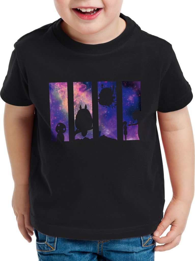 style3 Anime Cosplay Galaxy Kinder T-Shirt anime cosplay schloss film