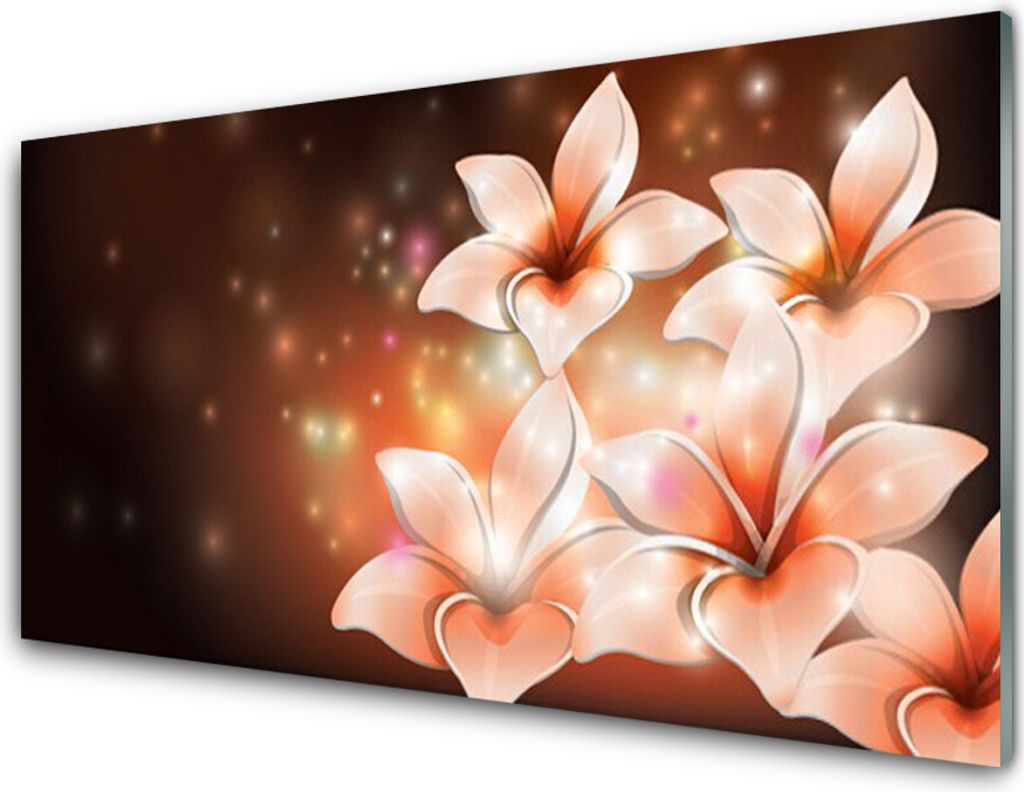 Acrylglasbilder 100x50 Wandbild Druck Blumen Pflanzen