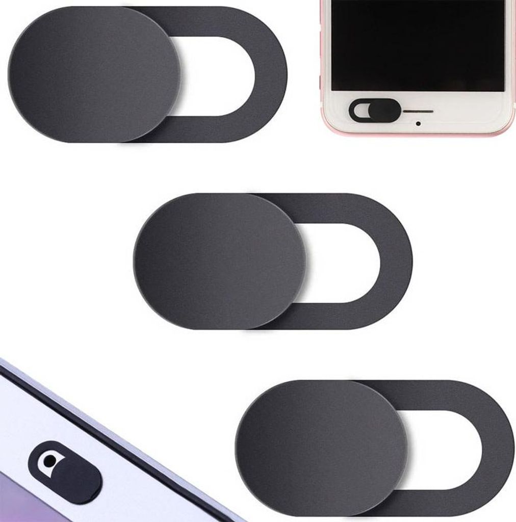 Verk 06237 Tappi di sicurezza per webcam 3 pezzi nero Immagine del prodotto 