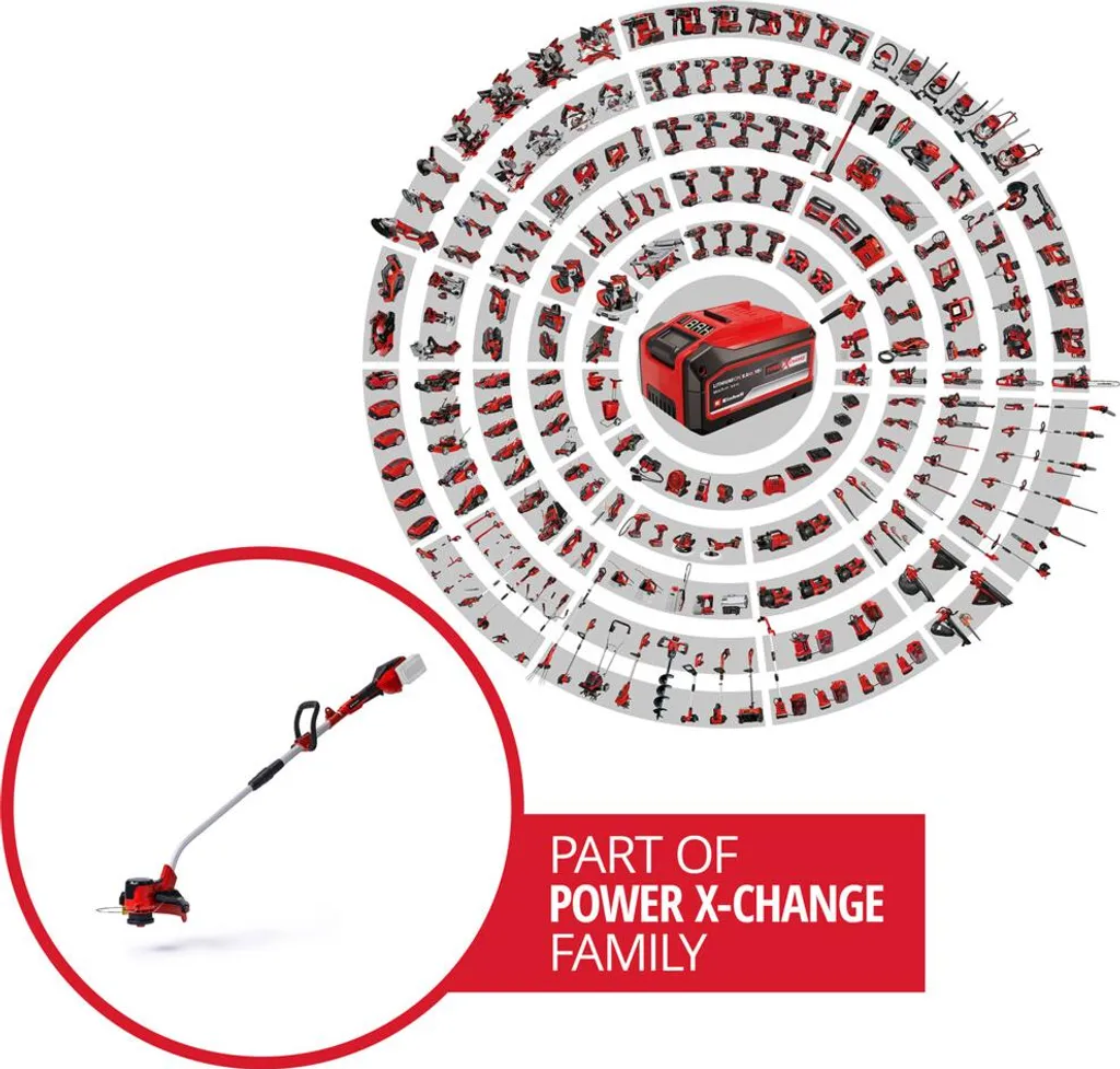 Decespugliatore Einhell GE-CT 36/30 Li E Solo | 30cm Taglio 36V PXC - 4