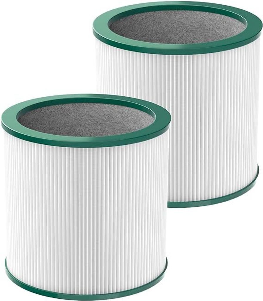 2er-Pack TP01 TP02 Filter-Ersatz-Set für Dyson Pure Cool Luftreiniger, H13 True HEPA-Filter