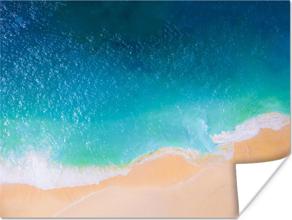 MuchoWow Poster Strand - Wasser - Bali 80x60 cm - Kunst für zu Hause