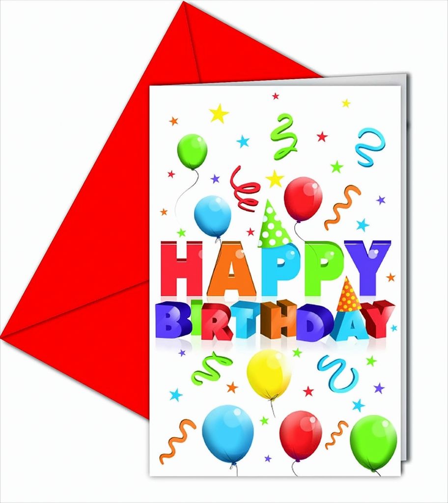 Iden Einladung M.umschlag 6Er Happy Birthd 6Er Happy Birthd