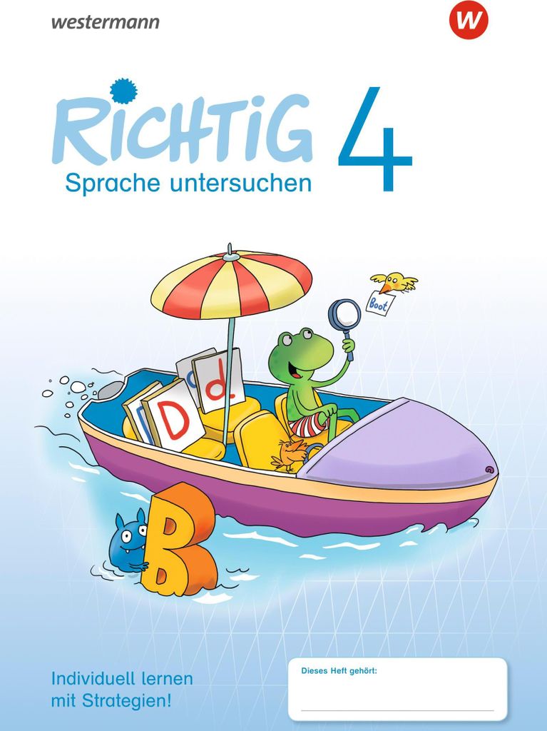 RICHTIG Sprache untersuchen 4. Übungsheft Produktbild 