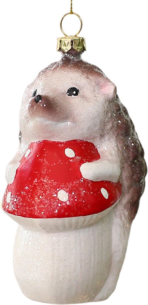 Weihnachtsbaumschmuck Eichhörnchen Igel Weihnachtskugeln Ornamente Weihnachtsdekoration für Zuhause Tisch Kamin Büro