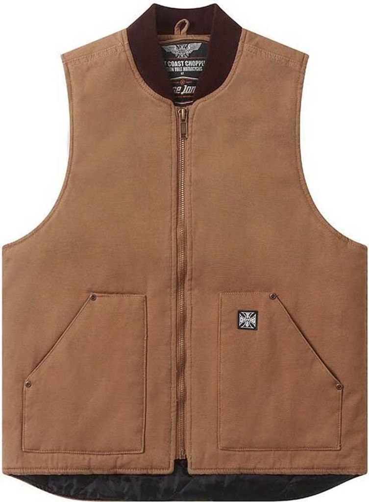 West Coast Choppers Heavy Duty Weste Braun L Mann Braun L