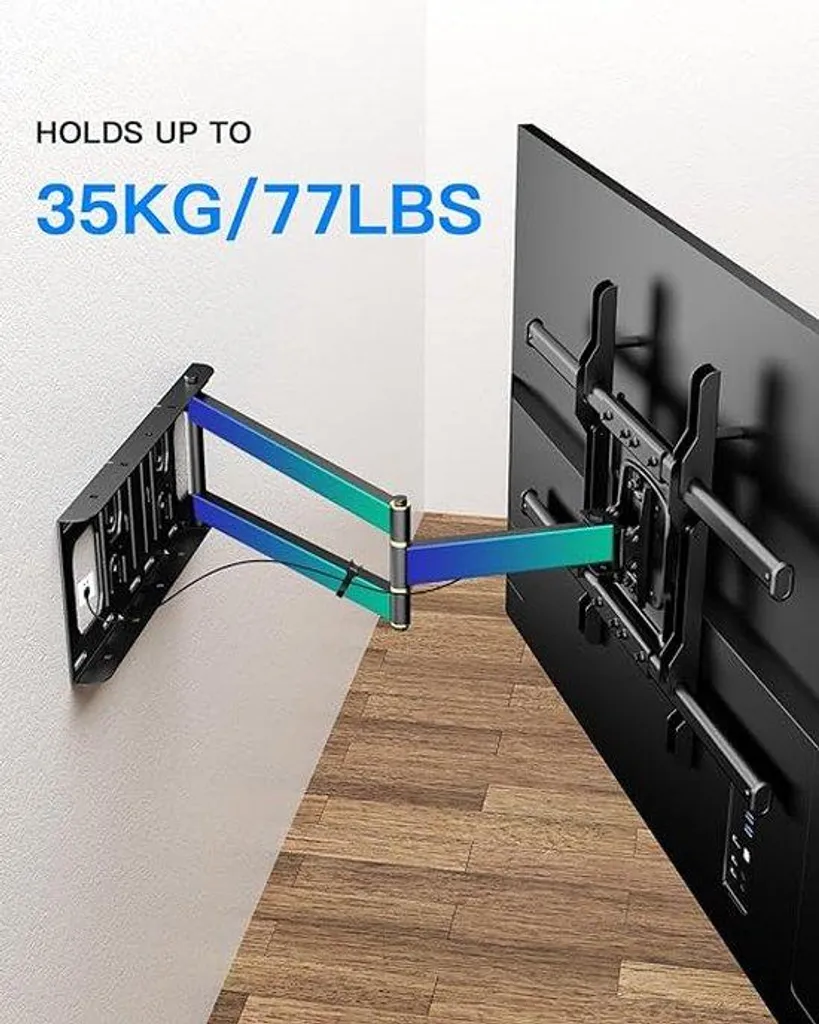 Fixation TV Murale pour Salon et Home Cinéma - Écran 32 à 70 Pouces Pro